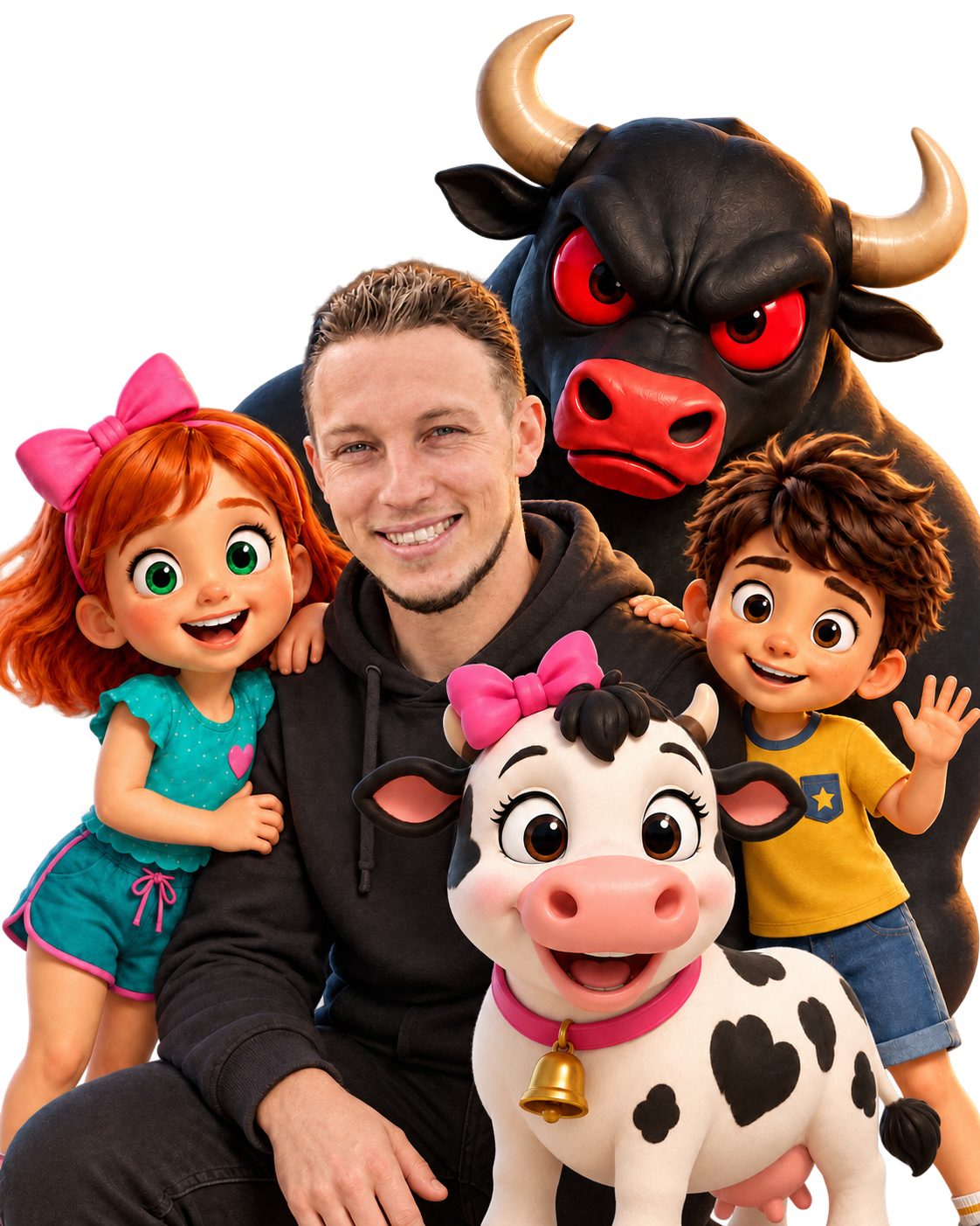 Criador com personagens infantis